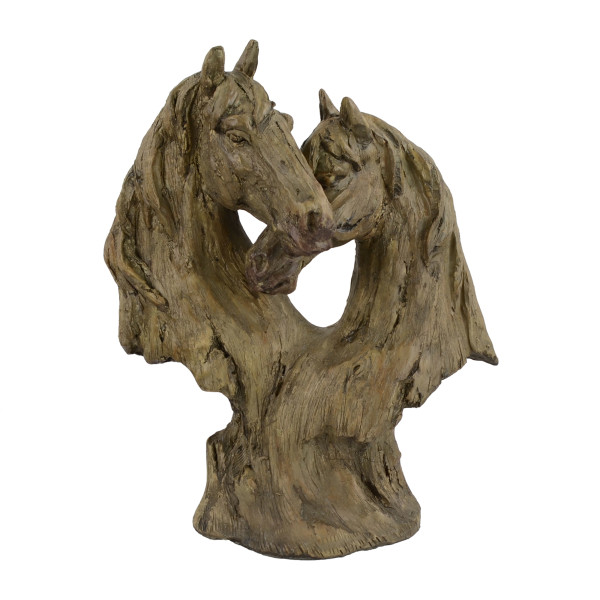 Europa Leisure Double Horse Head Carved Wood Effect - Europa Leisure (UK)
