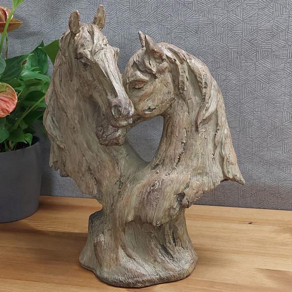 europa leisure Double Horse Head Carved Wood Effect - Europa Leisure (UK)