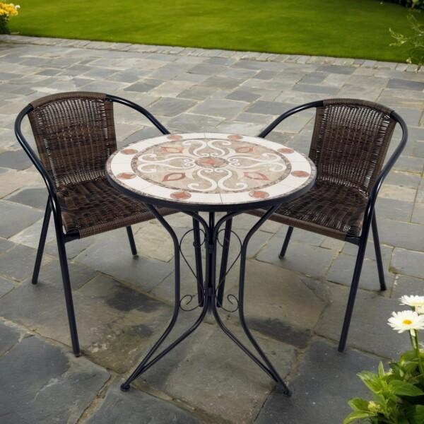 europa leisure ESTORIL BISTRO 60cm Set - 2 x SAN REMO Chair