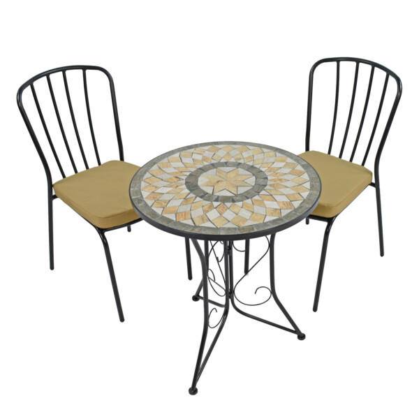 Europa Leisure Brava Bistro Table & Milan Chairs Set