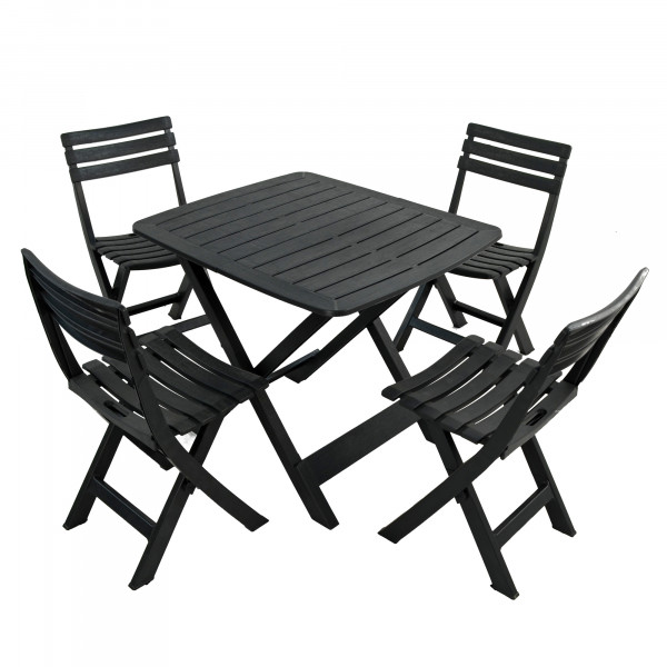 Europa Leisure Brescia Folding Set With 4 Chairs