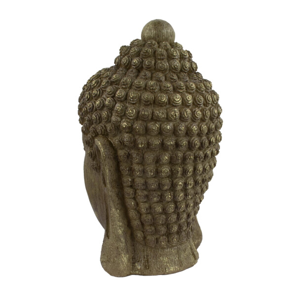 Europa Leisure Buddha Head Carved Wood Effect