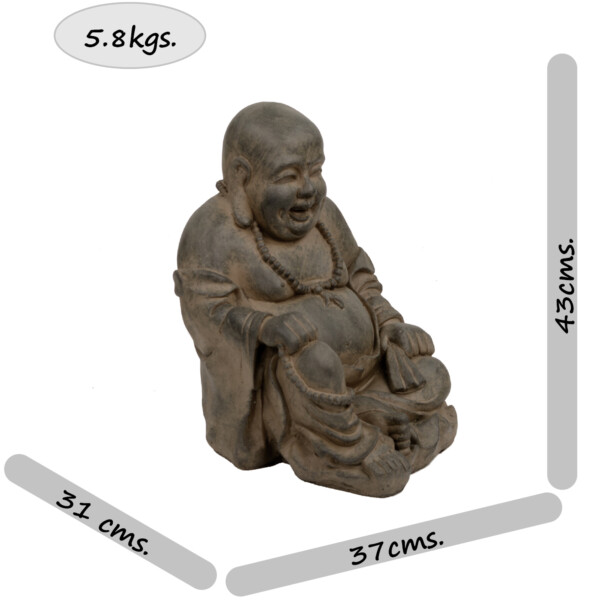 Europa Leisure Buddhist Monk Statue - Rust Effect