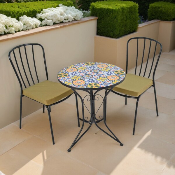 europa leisure Cuba Bistro Table & Milan Chairs