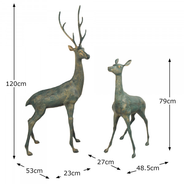 Europa Leisure Deer Large Pair