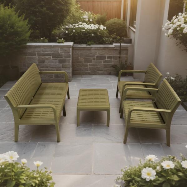 europa leisure Freya Lounge Set Avocado Green