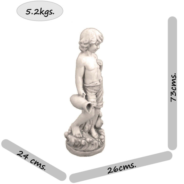 Europa Leisure Michael Statue - Stone Effect