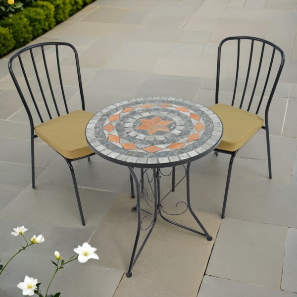 europa leisure Nova Bistro Table & Milan Chairs