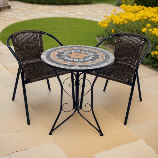 europa leisure Nova Bistro Table & San Remo Chairs