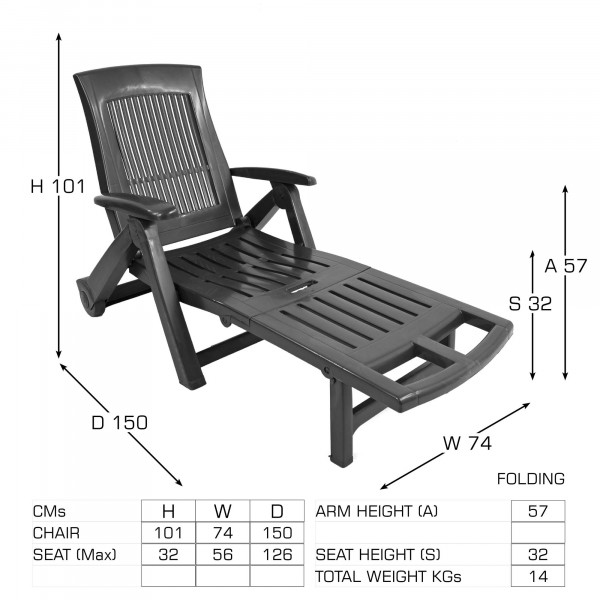Europa Leisure Potenza Lounger