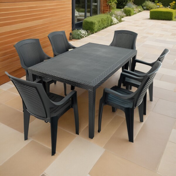 europa leisure Salerno Table with Sedini Chairs