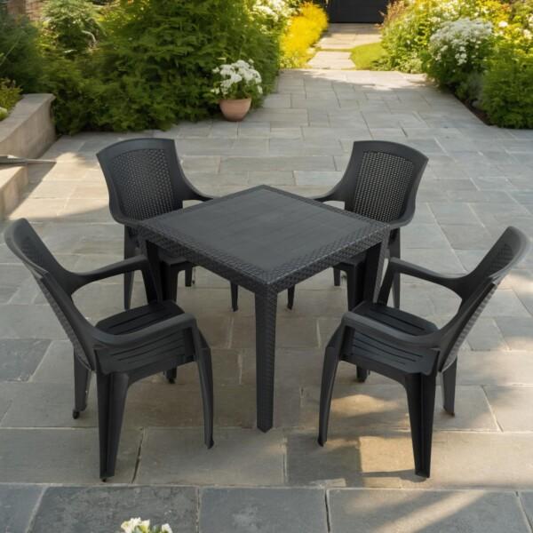 europa leisure Salerno Table with Sedini Chairs