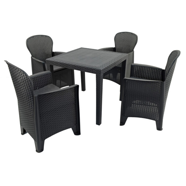 Europa Leisure Salerno Table With Sicily Chairs