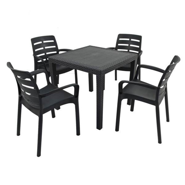 Europa Leisure Salerno Table With Siena Chairs