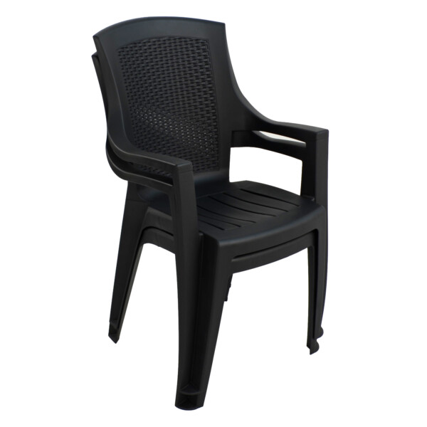 Europa Leisure Sedini Stacking Chair - Anthracite