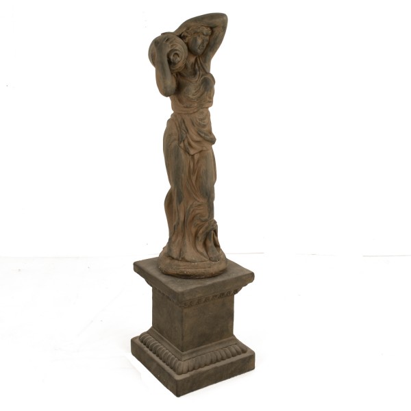 Europa Leisure Square Low Plinth In Rust Effect