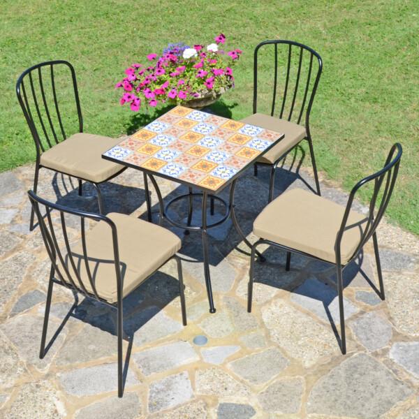 Europa Leisure Tobago Patio Table & Milan Chairs