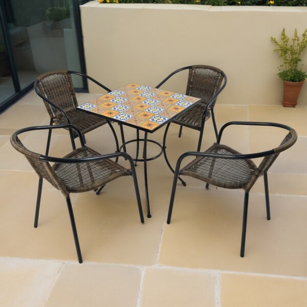 europa leisure Tobago Patio Table & San Remo Chairs