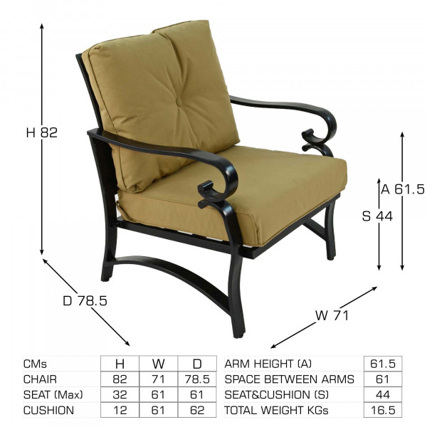 Europa Leisure Windsor Deluxe Lounge Chair
