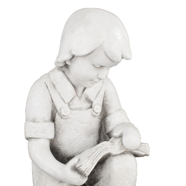 Europa Leisure Finn Reading Boy - White Stone Effect - Europa Leisure (UK)