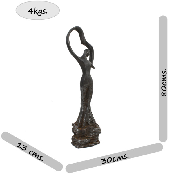 Europa Leisure First Dance Black Contemporary Sculpture