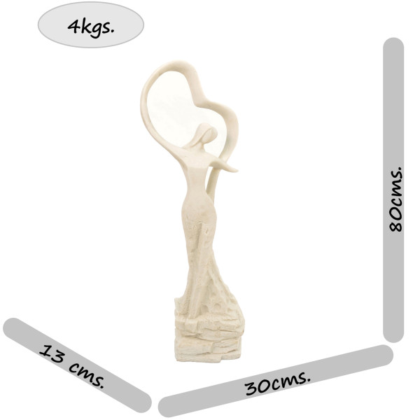 Europa Leisure First Dance White Contemporary Sculpture