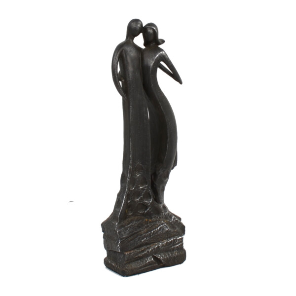 Europa Leisure First Date Black Contemporary Statue