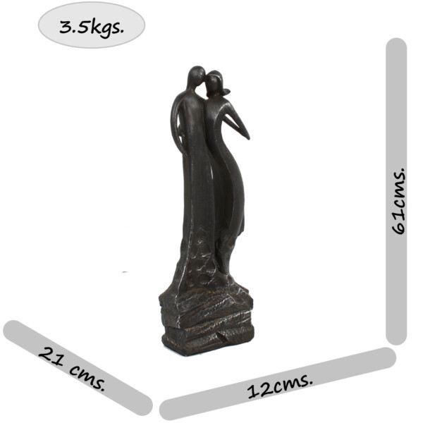 Europa Leisure First Date Black Contemporary Statue