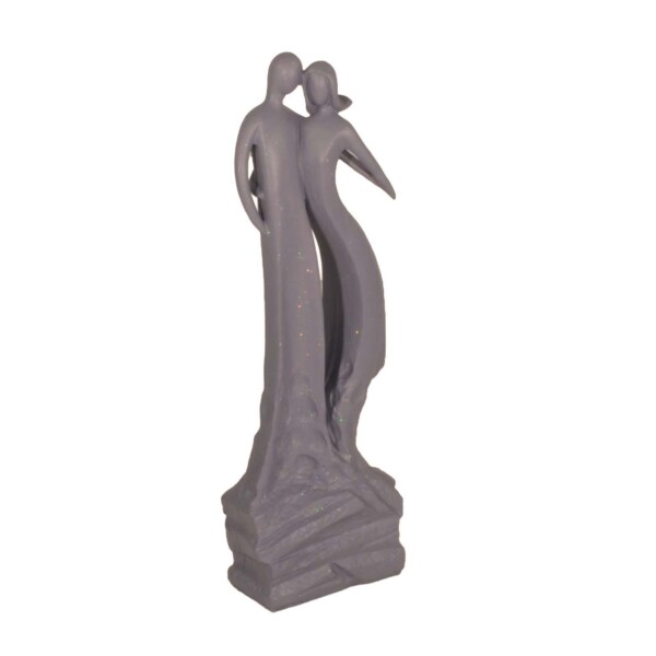 Europa Leisure First Date Grey Shimmer Contemporary Statue