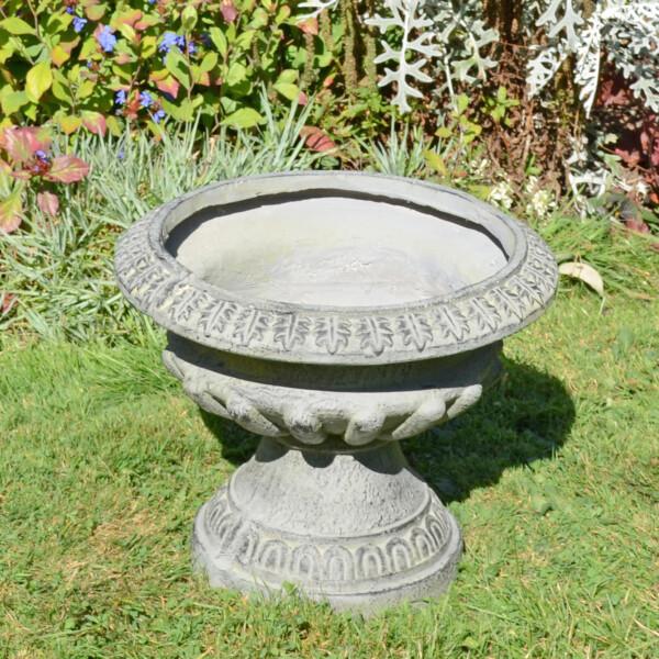 europa leisure Fluted Urn Low 28cm Verdigris Effect europa leisure Fluted Urn Low 28cm Verdigris Effect