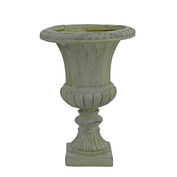 europa leisure Fluted Urn Medium 49cm Verdigris Effect europa leisure Fluted Urn Medium 49cm Verdigris Effect