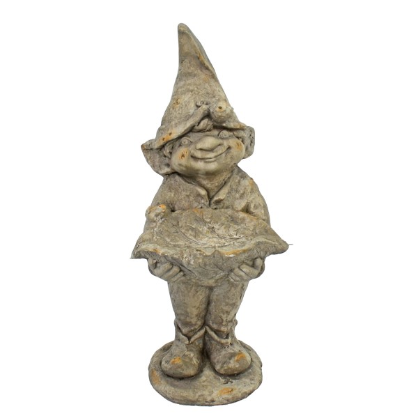 europa leisure Gnome Standing 50cm Weathered Dark Stone Effect europa leisure Gnome Standing 50cm Weathered Dark Stone Effect
