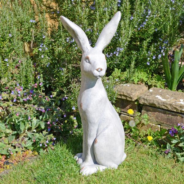 europa leisure Hare Sitting - white stone effect - Europa Leisure (UK)
