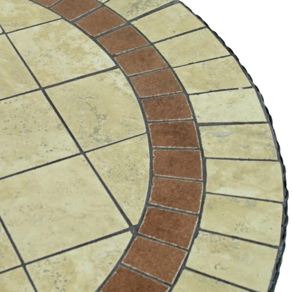 Europa Leisure HENLEY 71cm Bistro Table With 2 MILAN Chairs Set