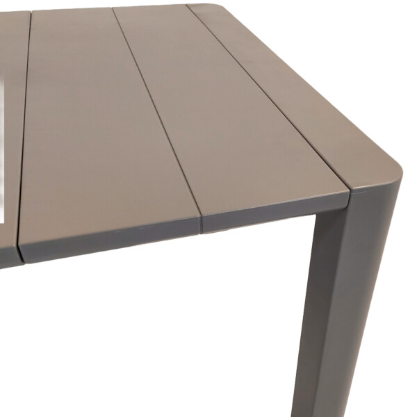 Europa Leisure Henrik 220 Table In Nickel Grey - Europa Leisure (UK)