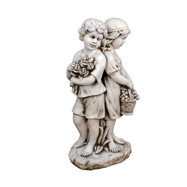 Europa Leisure Jack & Jill Standing Statue - Stone Effect