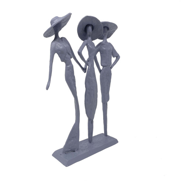 Europa Leisure Ladies At The Races - Elur Iron Figurine Grey Shimmer - Europa Leisure (UK)