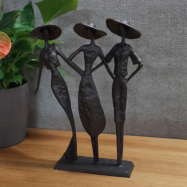 europa leisure Ladies At The Races - Elur Iron Figurine Mocha - Europa Leisure (UK)