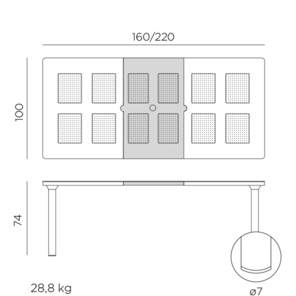 Europa Leisure Libeccio Dining Table With 8 Bora Chair Set Turtle Dove - Europa Leisure (UK)