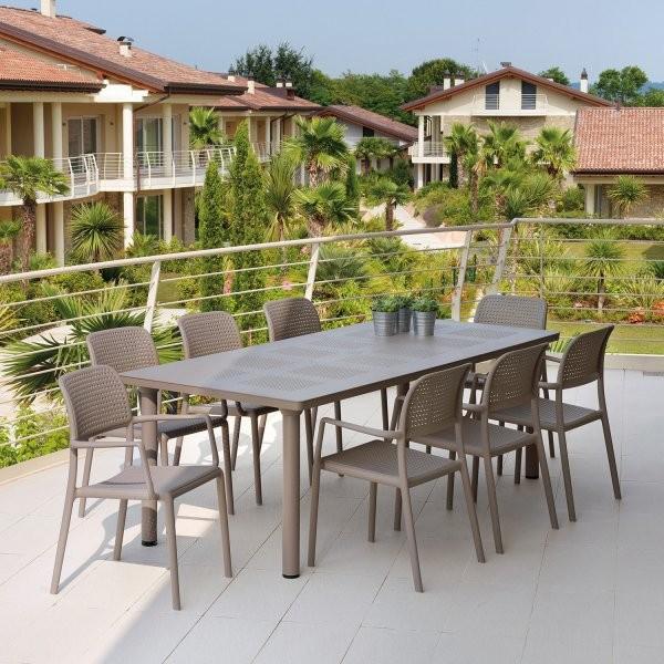 Europa Leisure Libeccio Extending Table - Turtle Dove Grey - Europa Leisure (UK)