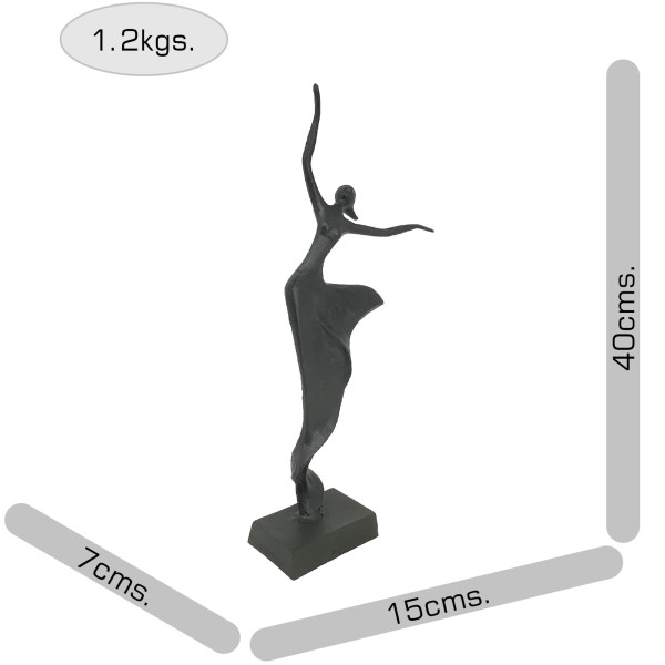 Europa Leisure Margot Dancer - Elur Iron Figurine Mocha - Europa Leisure (UK)