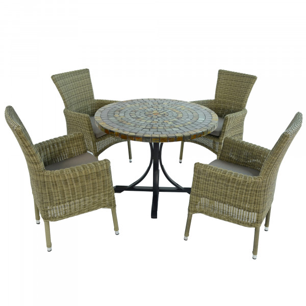 europa leisure MONTEREY Dining Table with 4 DORCHESTER Chairs Set