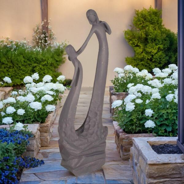 europa leisure Mothers Love Black Contemporary Statue