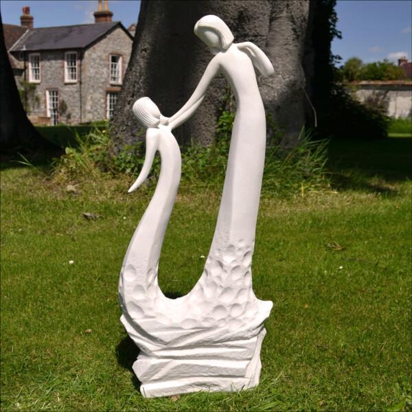 europa leisure Mothers Love White Contemporary Statue