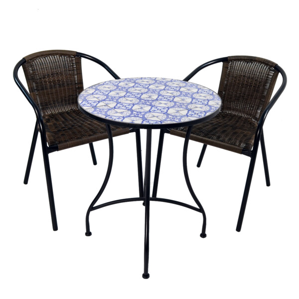 Europa Leisure NASSAU BISTRO 60cm Set - 2 X SAN REMO Chair