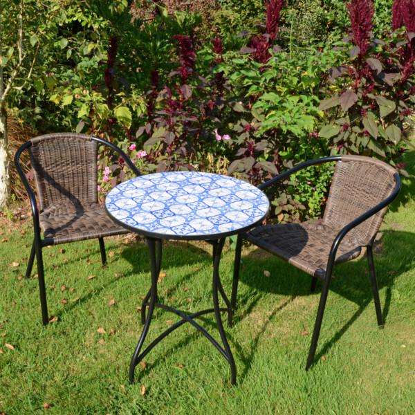 Europa Leisure NASSAU BISTRO 60cm Set - 2 X SAN REMO Chair