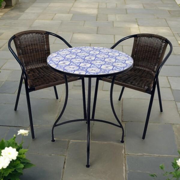 europa leisure NASSAU BISTRO 60cm Set - 2 x SAN REMO Chair