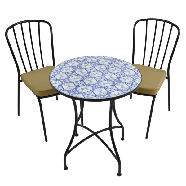 Europa Leisure Nassau Bistro Table & Milan Chairs Set