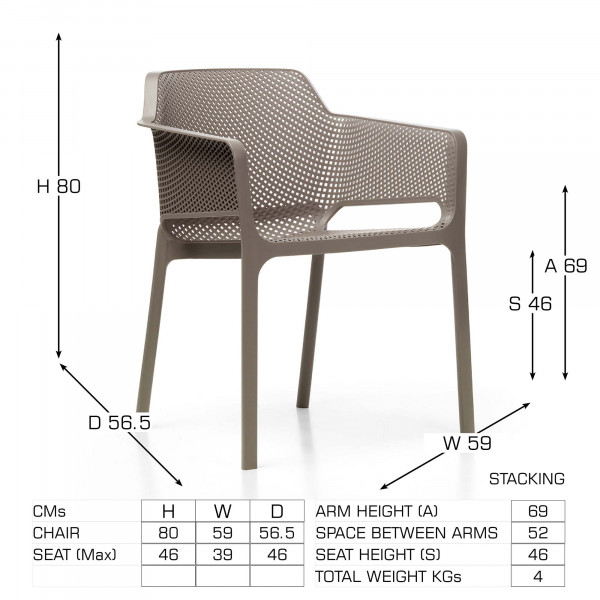 Europa Leisure Net Chair (2 Colour Options) - Europa Leisure (UK)