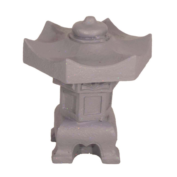 Europa Leisure Pagoda Lantern Small 40cm Weathered Dark Stone Effect